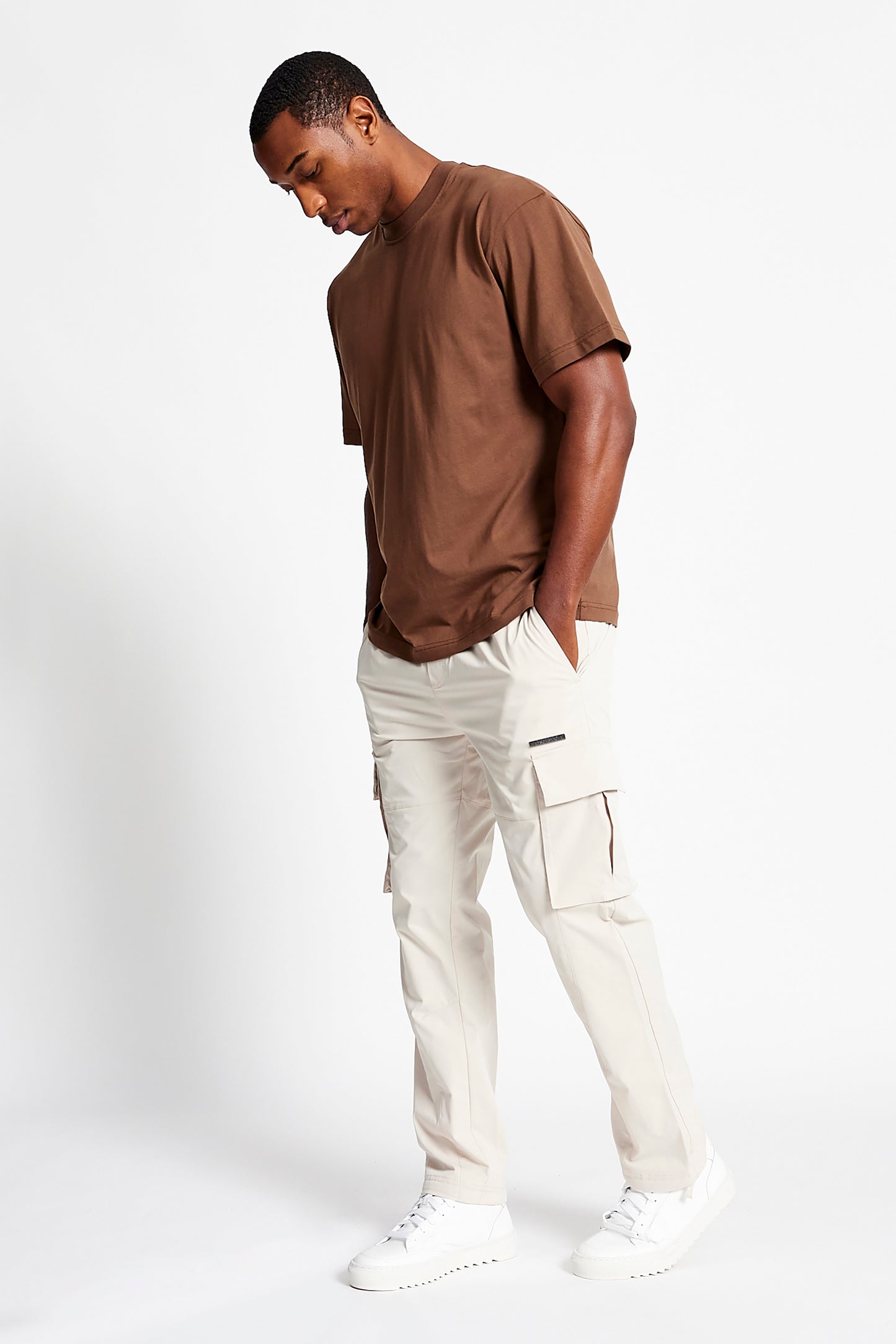 Empire Woven Cargo Pants - Stonewall