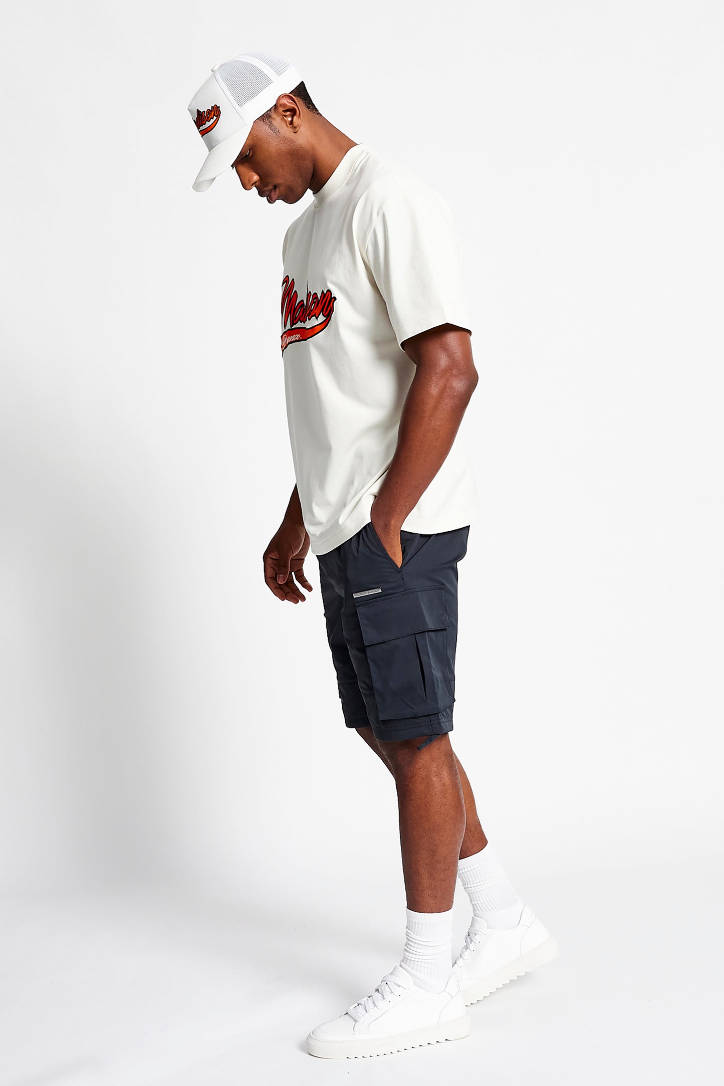 Broadway Woven Cargo Shorts - Black