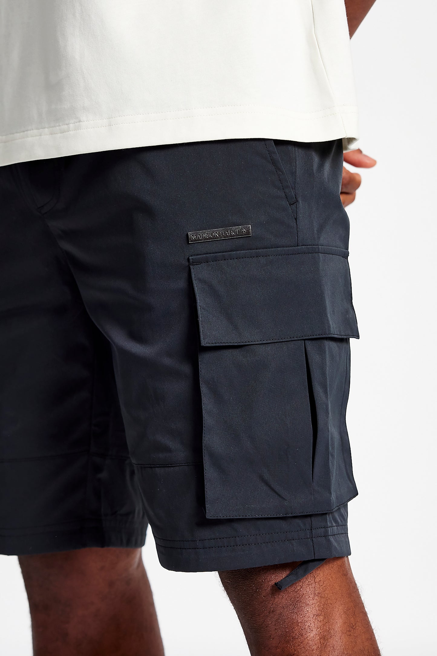 Broadway Woven Cargo Shorts - Black