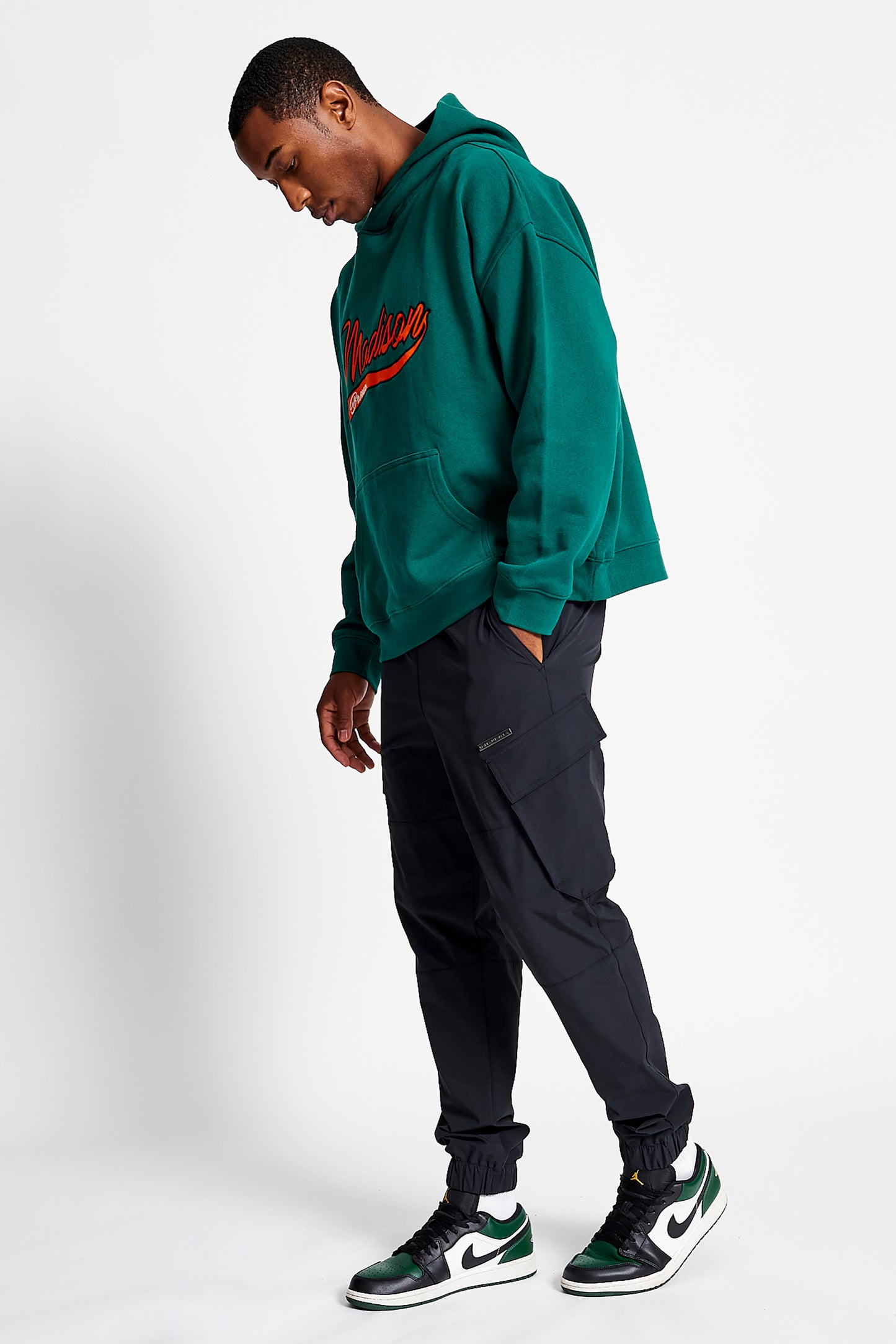 Chelsea Stretched Cargo Jogger - Black