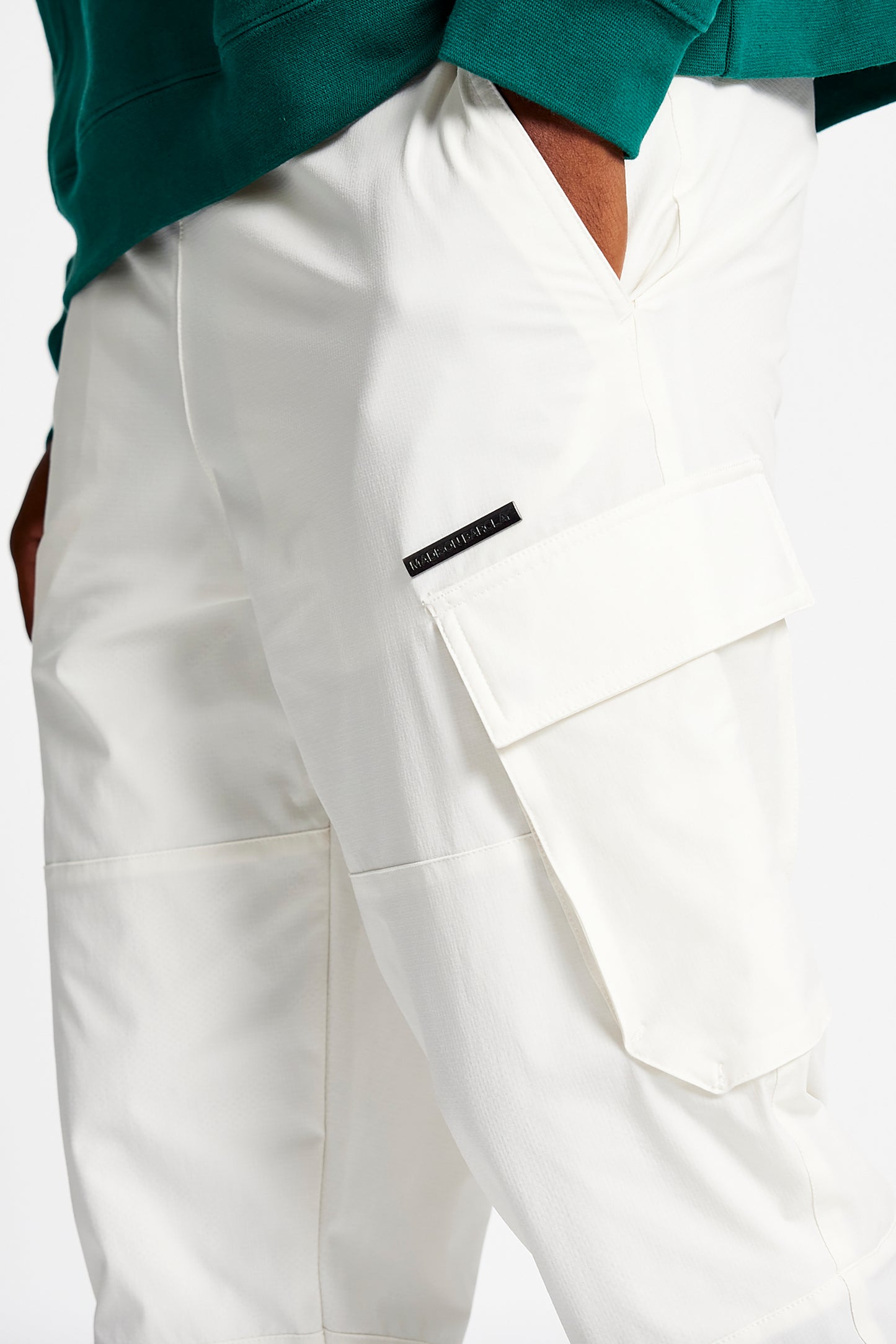 Chelsea Stretched Cargo Jogger - Marshmallow
