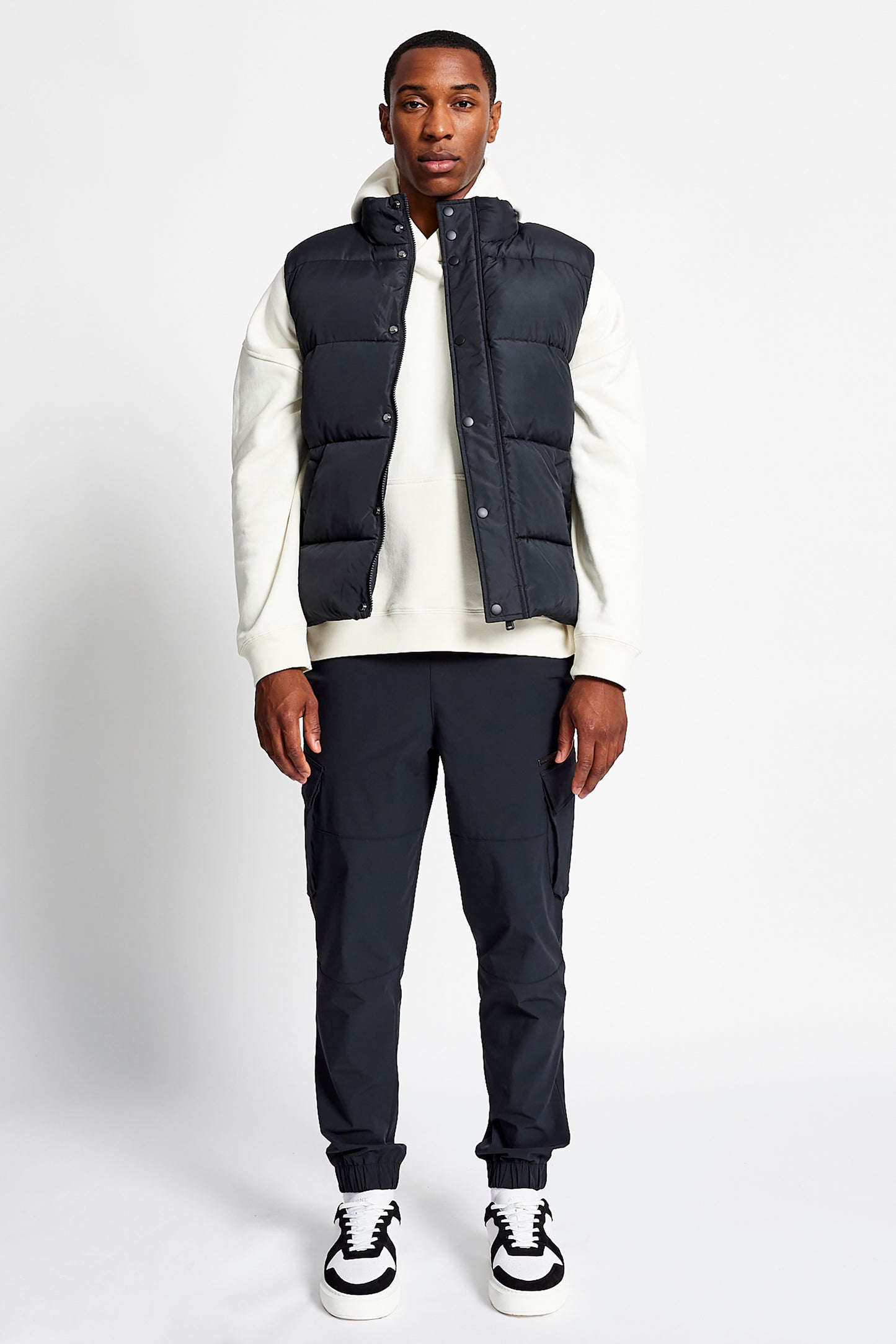 Coney Quilted Vest - Black